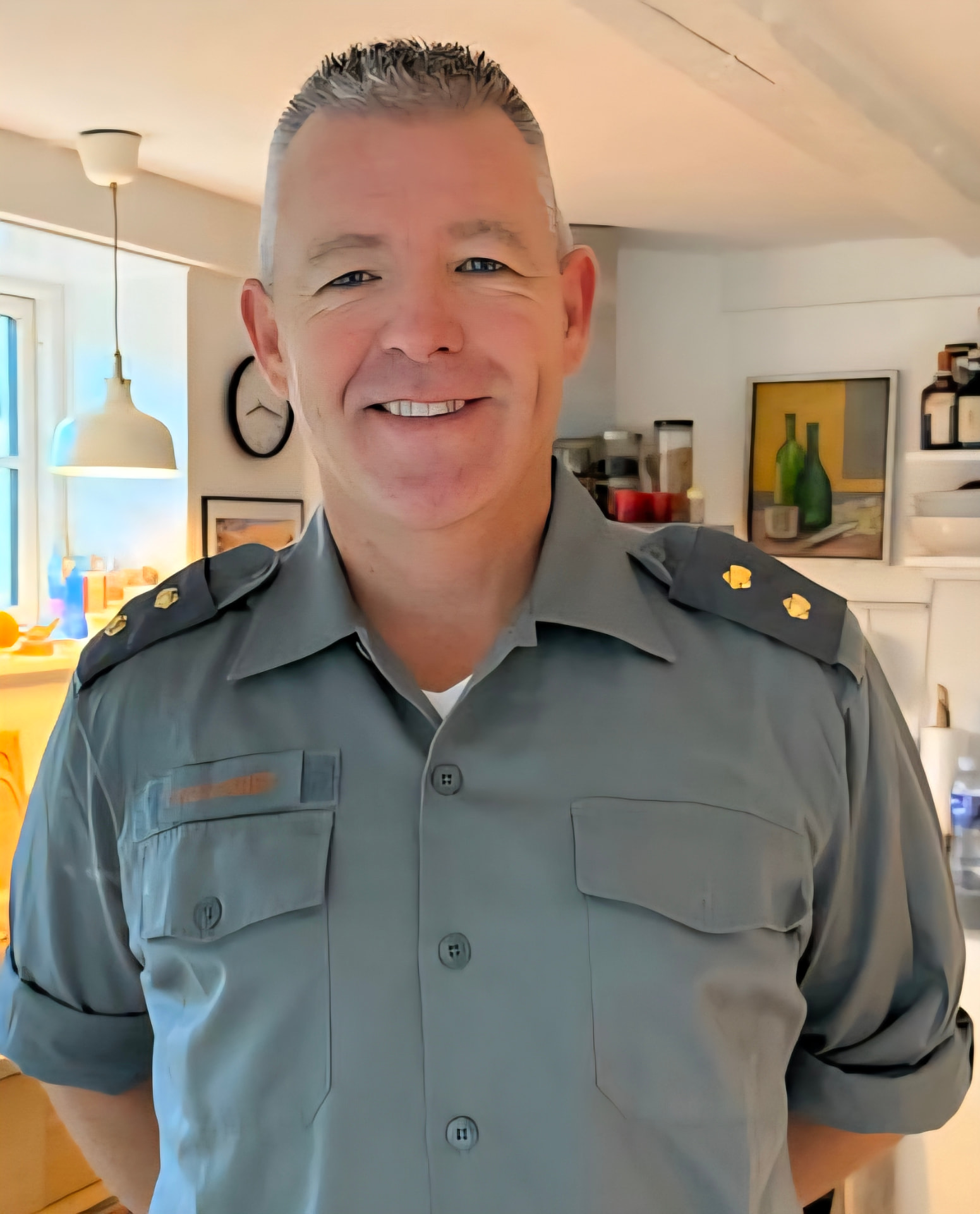 Mads Cronquist in emergency response uniform