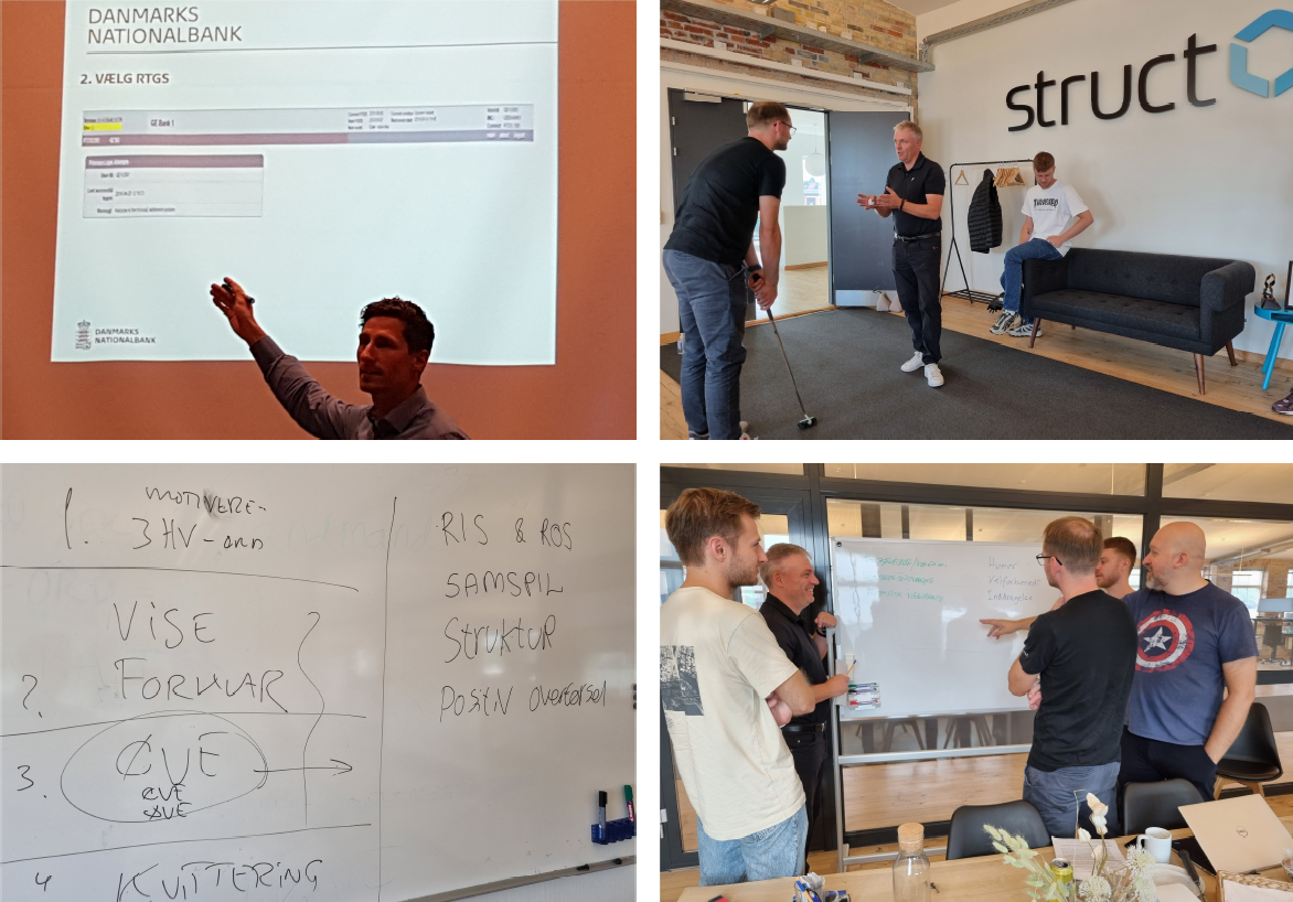Train-the-Trainer hos Danmarks Nationalbank og Struct: undervisning af grupper og praktisk instruktion
